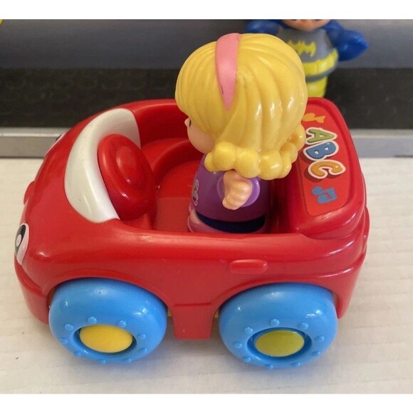 Fisher Price Little People Mixed Lot of 8 Batman Barbie Baby Musical Car Drivers - Picture 4 of 16